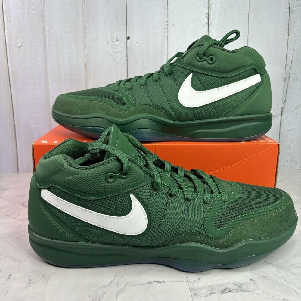 Nike Air Zoom GT Hustle 2 TB Promo Mens Sz 14 Basketball Shoes Green DX9190-300